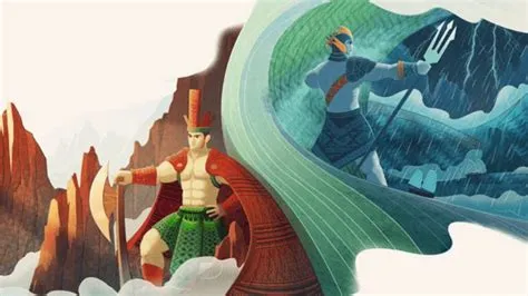  The Story of Sơn Tinh, Thủy Tinh! Unraveling the Epic Battle Between Mountain and Water Gods